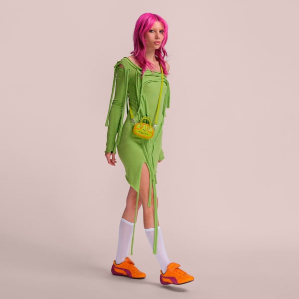 Tenis FENTY x PUMA Avanti LS cosidas unisex, Pumpkin Pie-Pinktastic, extralarge
