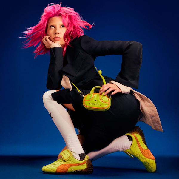 Tenis para mujer Avanti LS Stitched FENTY x PUMA, Lime Sheen-Pumpkin Pie, extralarge
