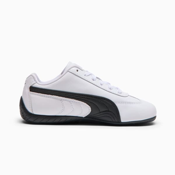 Speedcat Full Leather Sneakers Youth, PUMA White-PUMA Black, extralarge