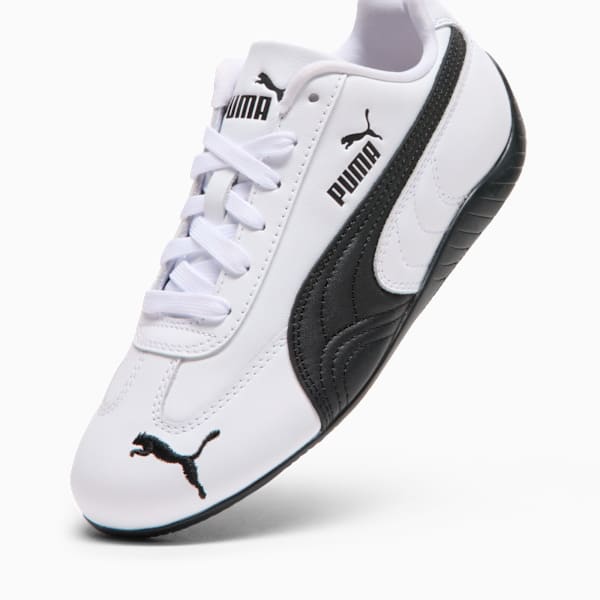 Speedcat Full Leather Sneakers Youth, PUMA White-PUMA Black, extralarge