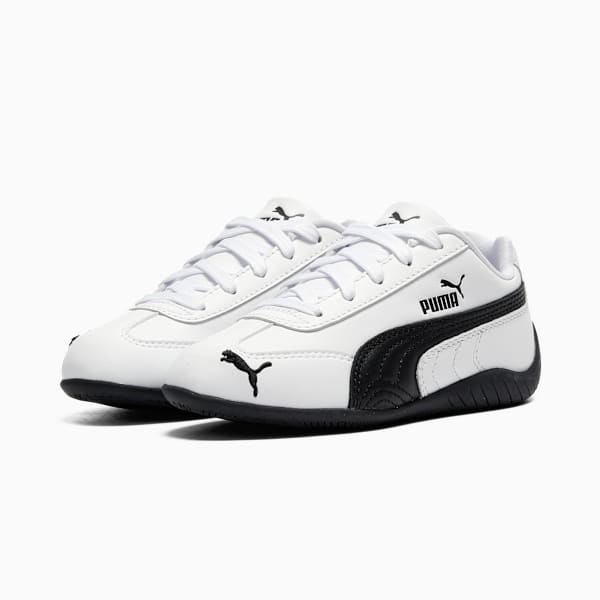 Speedcat Full Leather Sneakers Kids, PUMA White-PUMA Black, extralarge