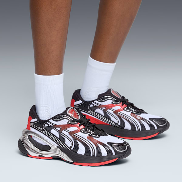 Inverse PUMATECHX Unisex, PUMA White-PUMA Black-For All Time Red, extralarge