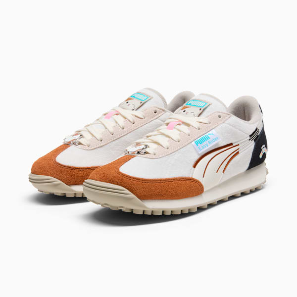 Tenis para mujer Easy Rider Cam, Warm White-Teak-PUMA Black, extralarge