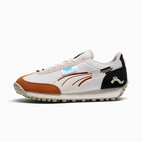 Tenis para mujer Easy Rider Cam, Warm White-Teak-PUMA Black, extralarge