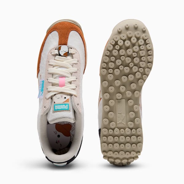 Tenis para mujer Easy Rider Cam, Warm White-Teak-PUMA Black, extralarge