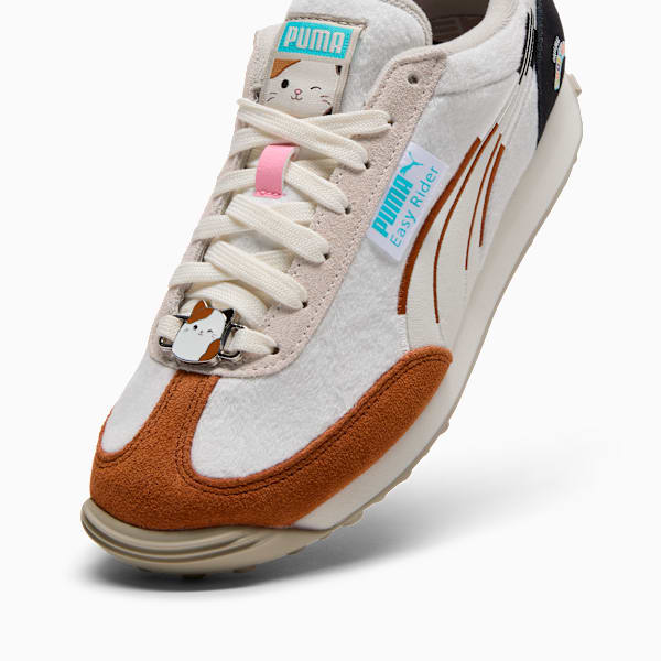Tenis para mujer Easy Rider Cam, Warm White-Teak-PUMA Black, extralarge
