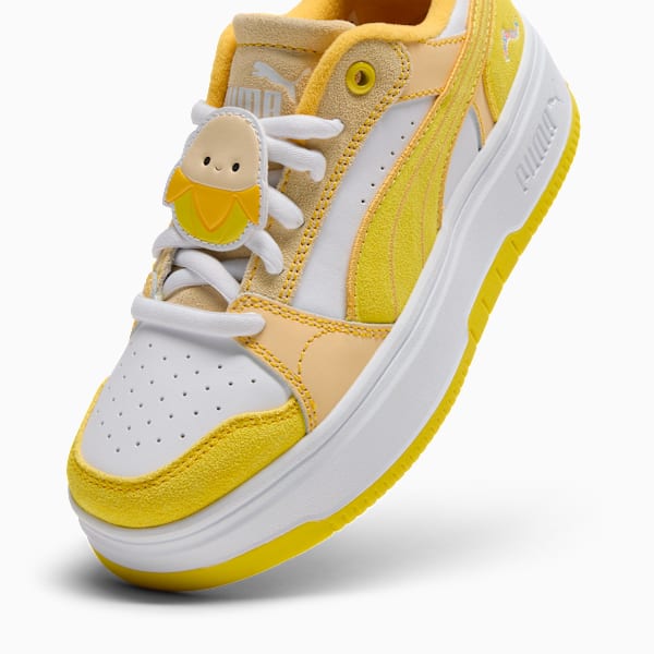 Rebound Femme Junie Sneakers Big Kids, Speed Yellow-Chamomile-PUMA White, extralarge