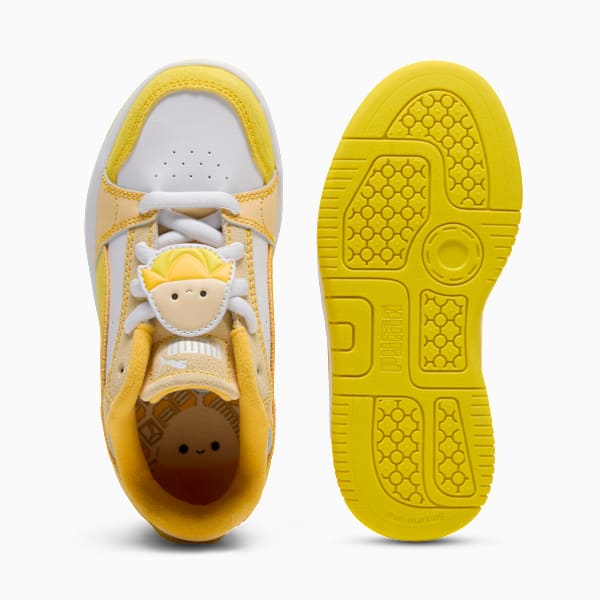 Rebound Femme Junie Sneakers Little Kids, Speed Yellow-Chamomile-PUMA White, extralarge