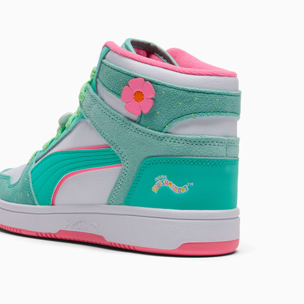 Rebound Layup Graciela Sneakers Big Kids, Mint-PUMA White-Mint Melt, extralarge