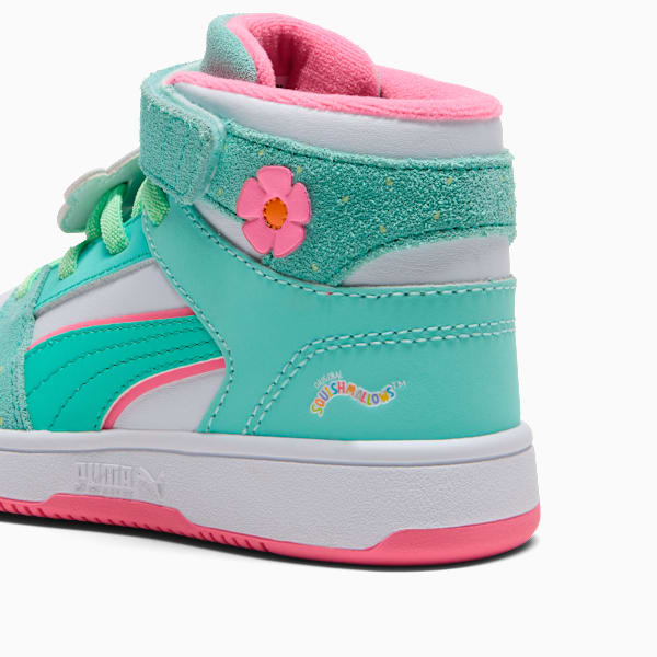 Rebound Layup Graciela Sneakers Little Kids, Mint-PUMA White-Mint Melt, extralarge