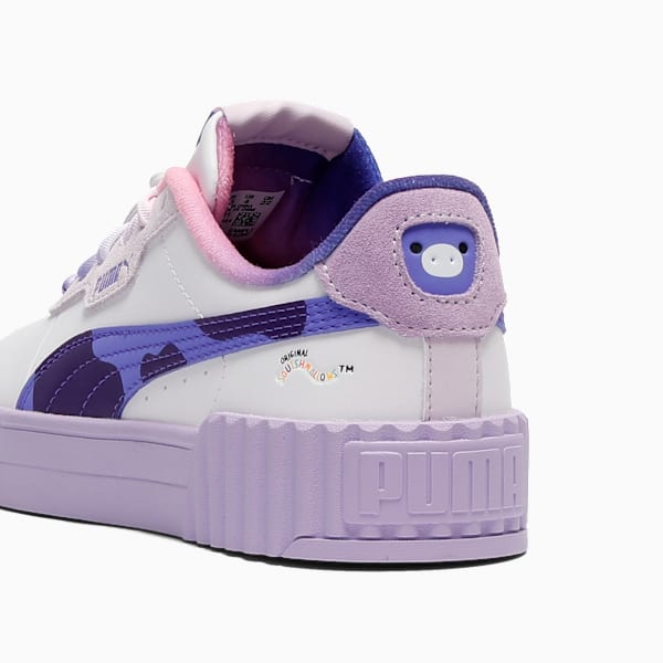 Tenis juvenil Carina 3.0 Ingred, PUMA White-Dark Amethyst-Vivid Violet, extralarge