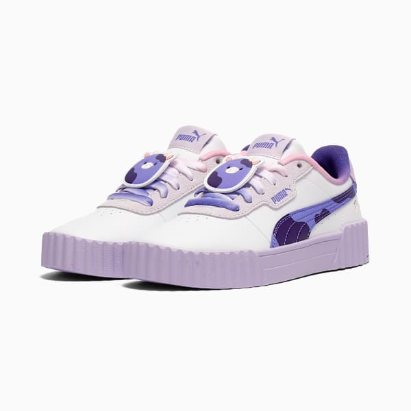 Carina 3.0 Ingred Sneakers Big Kids, PUMA White-Dark Amethyst-Vivid Violet, extralarge