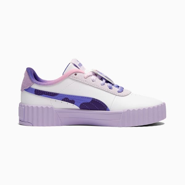 Carina 3.0 Ingred Sneakers Big Kids, PUMA White-Dark Amethyst-Vivid Violet, extralarge