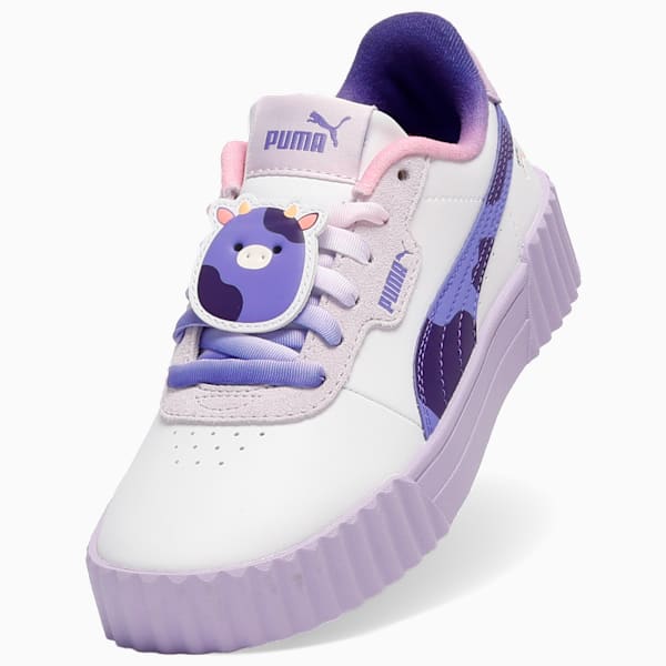 Carina 3.0 Ingred Sneakers Big Kids, PUMA White-Dark Amethyst-Vivid Violet, extralarge