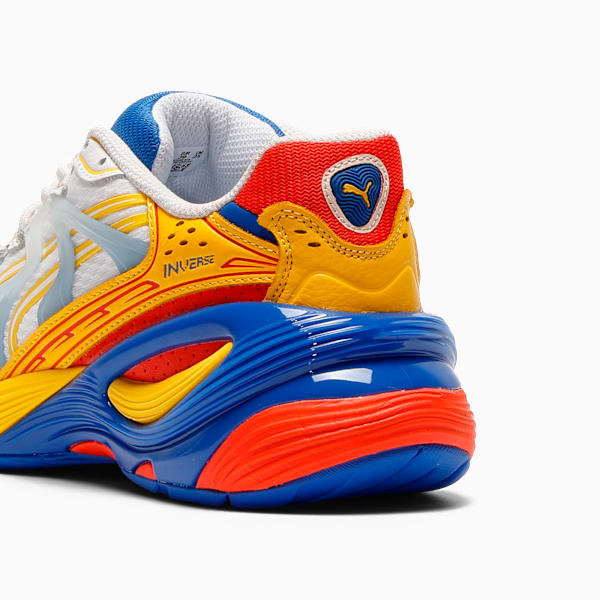 Inverse Armored JR Youth, PUMA White-Pelé Yellow-Mountain Blue, extralarge