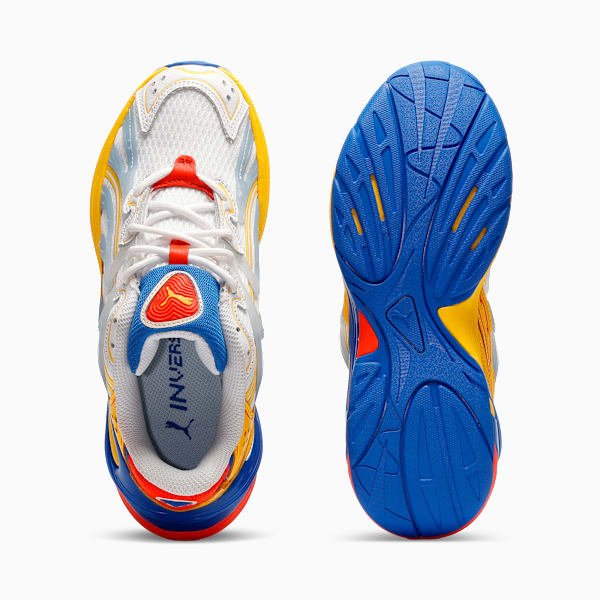 Inverse Armored JR Youth, PUMA White-Pelé Yellow-Mountain Blue, extralarge