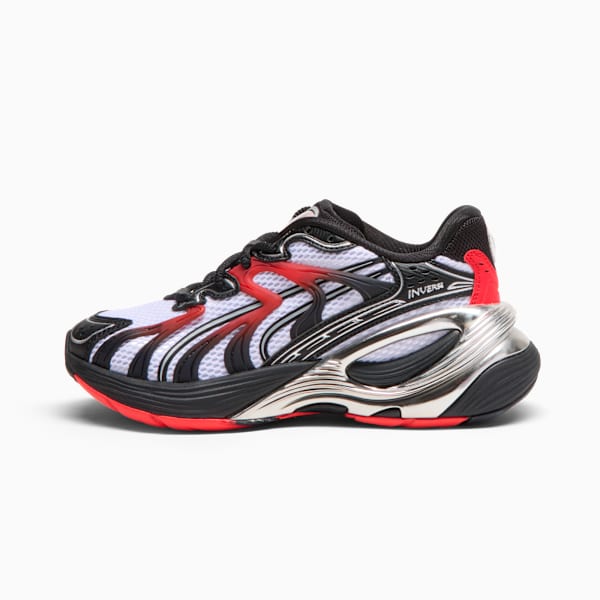 Inverse PUMATECHX JR Youth, PUMA White-PUMA Black-For All Time Red, extralarge