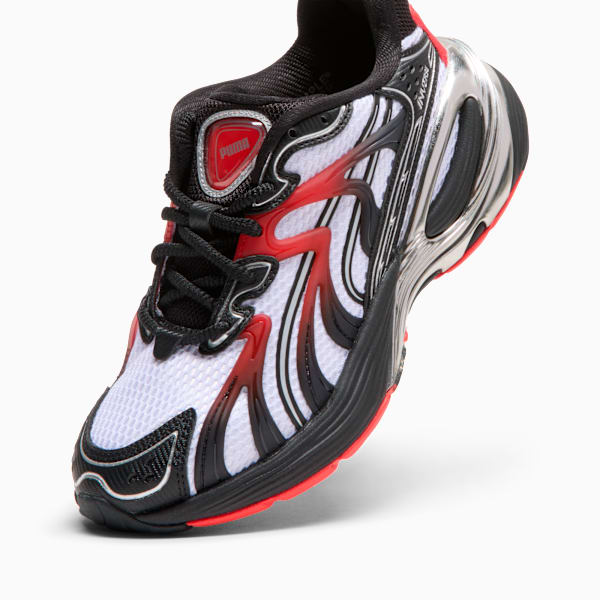 Inverse PUMATECHX JR Youth, PUMA White-PUMA Black-For All Time Red, extralarge