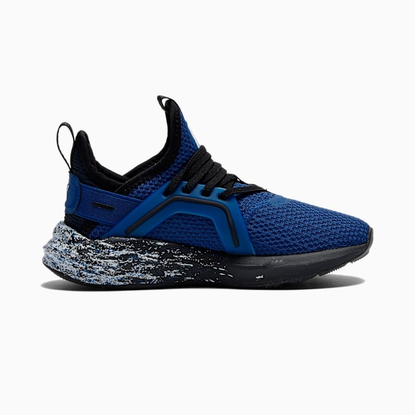 Tenis para niños Softride Enzo 5 Blizzrizz, Blazing Blue-PUMA Black, extralarge