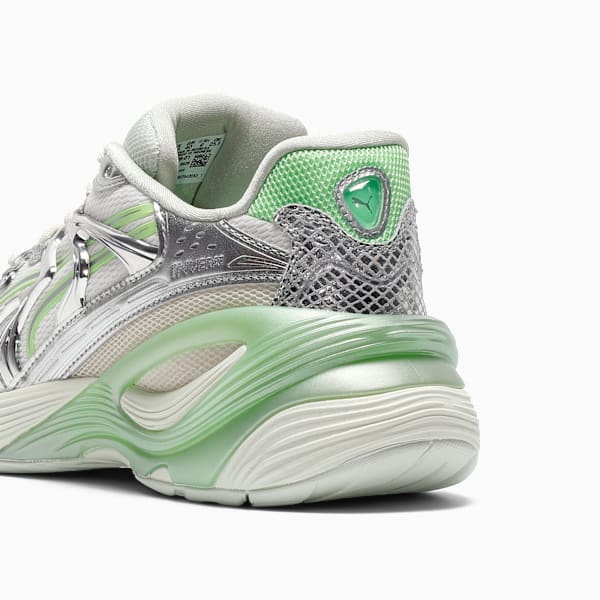 Inverse Light Beam Women's Sneakers, Warm White-Spring Fern-Sage Frost, extralarge