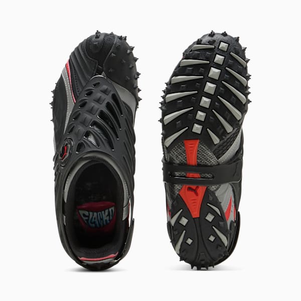 A$AP ROCKY x PUMA Mostro Gabbia Leather Sneakers Women, PUMA Black-PUMA Silver, extralarge