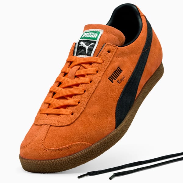 Royal Men's Sneakers, Orange Glo-PUMA Black, extralarge
