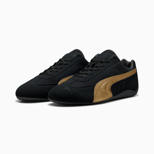 Speedcat Premium Sneakers Women, PUMA Black-Gold, extralarge