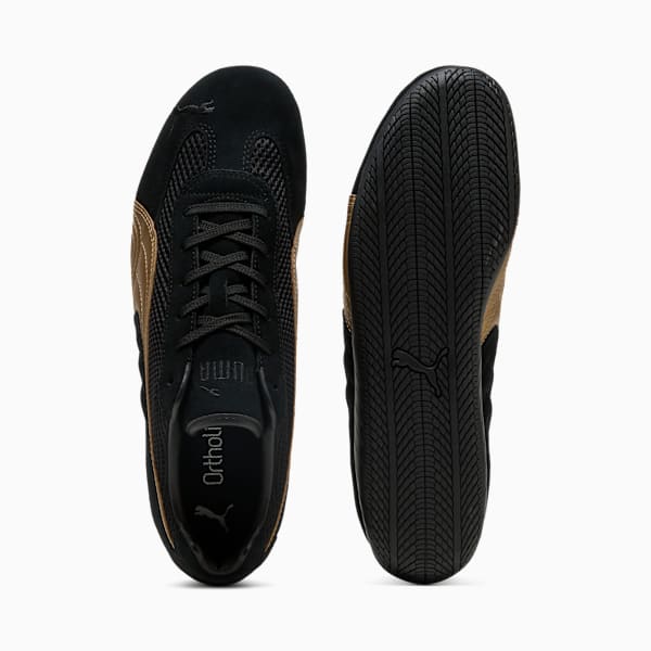 Speedcat Premium Sneakers Women, PUMA Black-Gold, extralarge