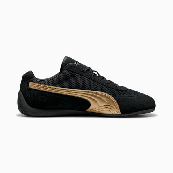 Speedcat Premium Sneakers Women, PUMA Black-Gold, extralarge