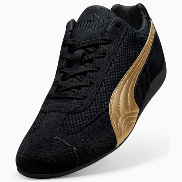 Speedcat Premium Sneakers Women, PUMA Black-Gold, extralarge