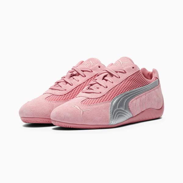 Tenis Speedcat Premium para mujer, Poised Pink-Matte Silver, extralarge