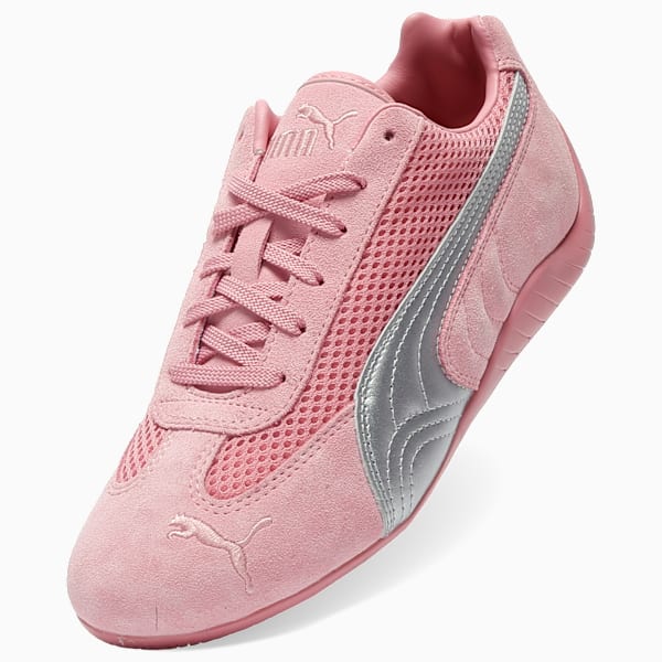Tenis Speedcat Premium para mujer, Poised Pink-Matte Silver, extralarge