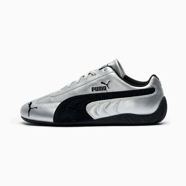 Speedcat Metallic Sneakers Women, PUMA Silver-PUMA Black, extralarge