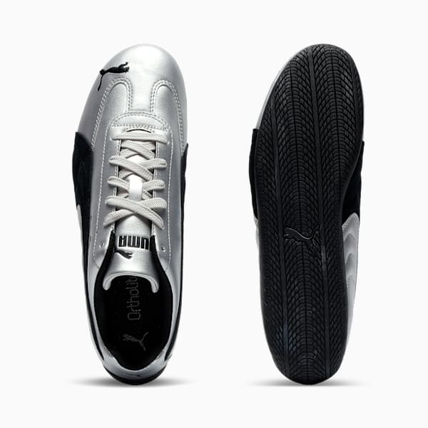Speedcat Metallic Sneakers Women, PUMA Silver-PUMA Black, extralarge