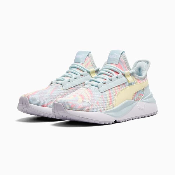 Pacer Easy Street Sneakers Youth, Sea Glass-Gold Moon-PUMA White-Lilac Crush-Pinkscape, extralarge