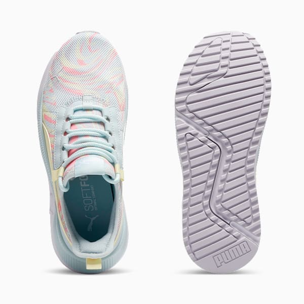 Pacer Easy Street Sneakers Youth, Sea Glass-Gold Moon-PUMA White-Lilac Crush-Pinkscape, extralarge