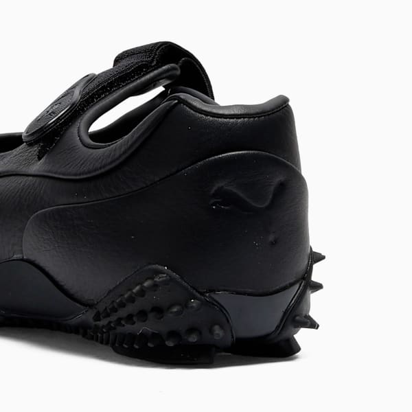 Mostro Fey Leather Sneakers Women, PUMA Black, extralarge