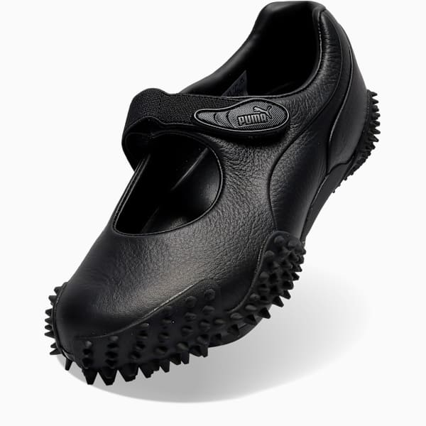 Tenis Mostro Fey Leather para mujer, PUMA Black, extralarge
