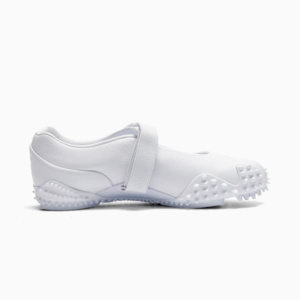 Mostro Fey Leather Sneakers Women, PUMA White, extralarge