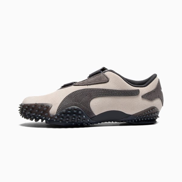 Mostro Suede Women's Sneakers, Dusky Gray-Alpine Snow, extralarge