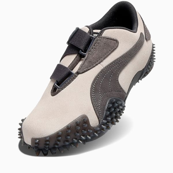Mostro Suede Women's Sneakers, Dusky Gray-Alpine Snow, extralarge