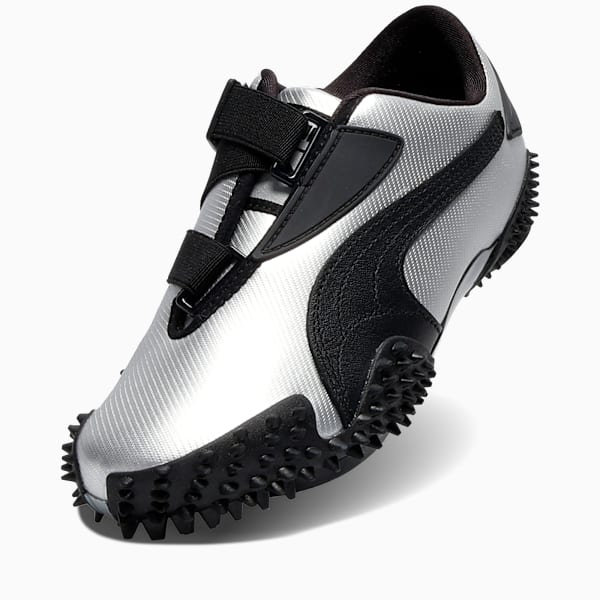 Mostro Metal Women's Shoes, PUMA Silver-PUMA Black, extralarge