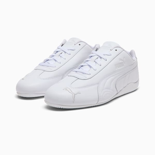 Speedcat Full Leather Unisex, PUMA White-Feather Gray, extralarge