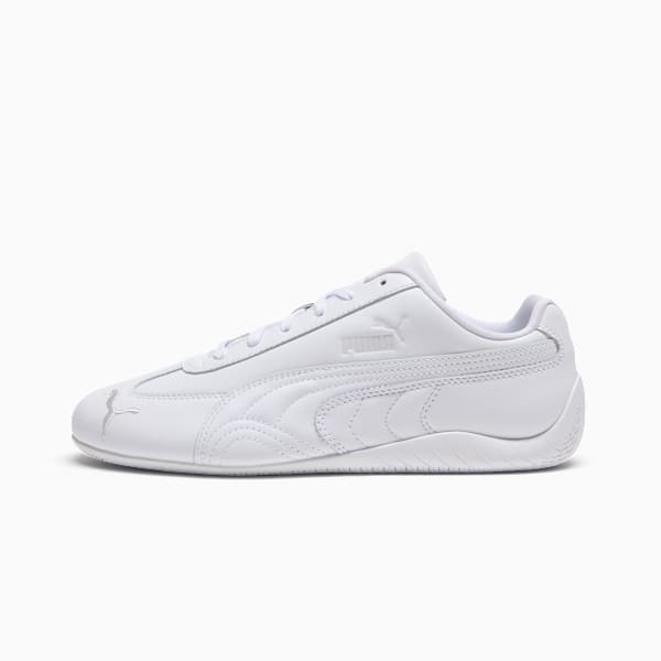 Speedcat Full Leather Unisex, PUMA White-Feather Gray, extralarge
