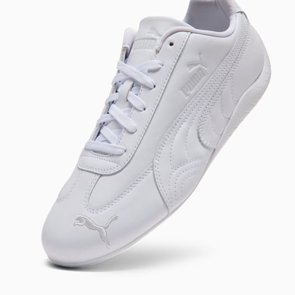 Speedcat Full Leather Unisex, PUMA White-Feather Gray, extralarge
