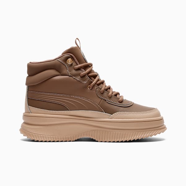 Mayra Puretex Women's Waterproof Leather Boots, Totally Taupe-PUMA Gold-Granola, extralarge