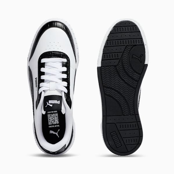 Carina Mia Croc Women's Animal Print Sneakers, PUMA White-PUMA Black, extralarge