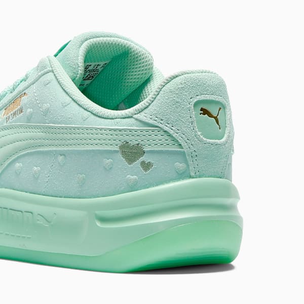 GV Special SOA Hearts Sneakers Women, Fresh Mint-PUMA Gold-Pure Green, extralarge
