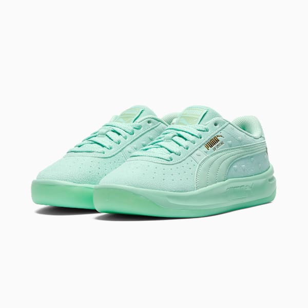 GV Special SOA Hearts Sneakers Women, Fresh Mint-PUMA Gold-Pure Green, extralarge