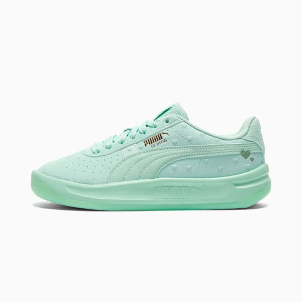 GV Special SOA Hearts Sneakers Women, Fresh Mint-PUMA Gold-Pure Green, extralarge